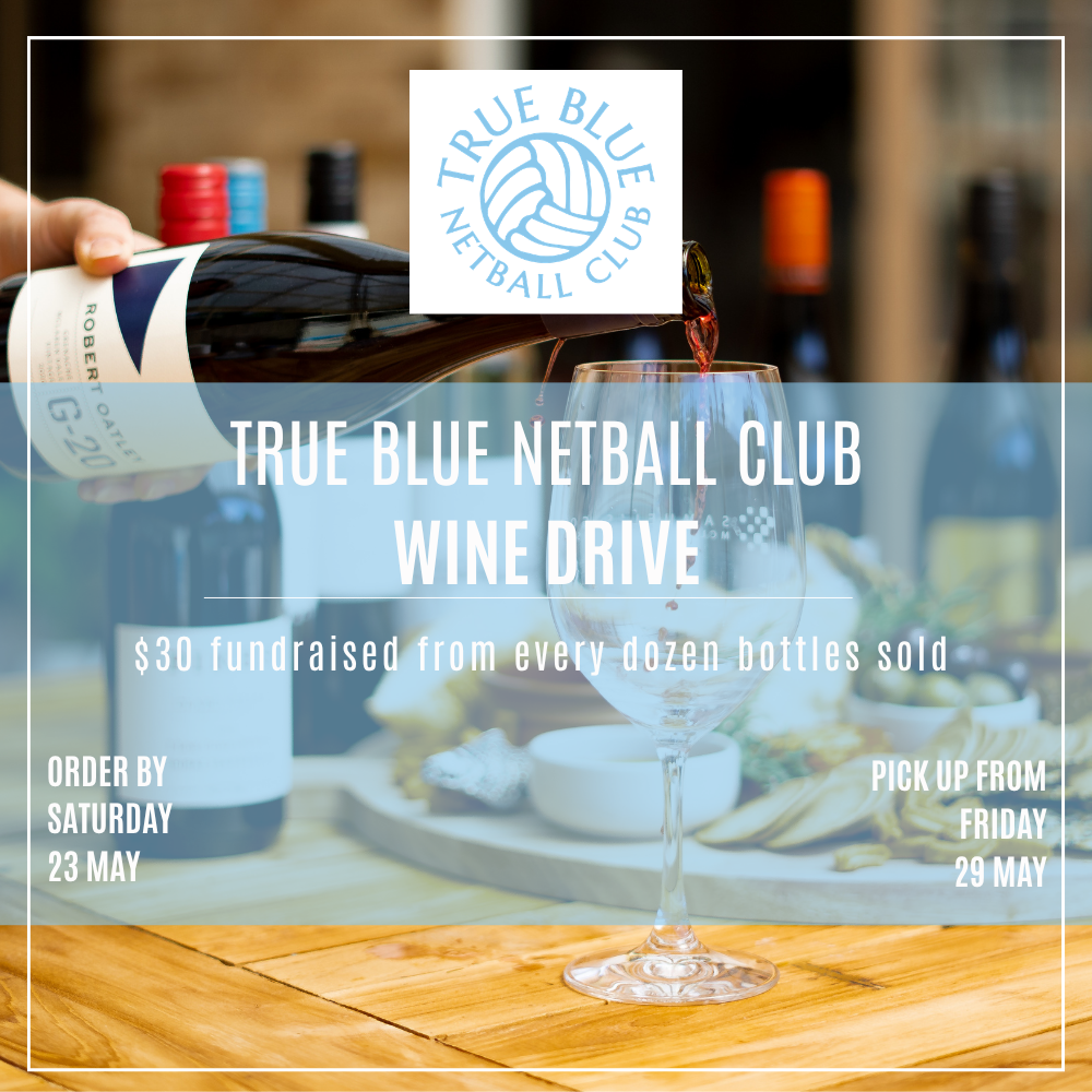 True Blue Netball Red
